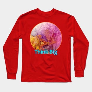 Circle Abstract Autumn Painting Long Sleeve T-Shirt